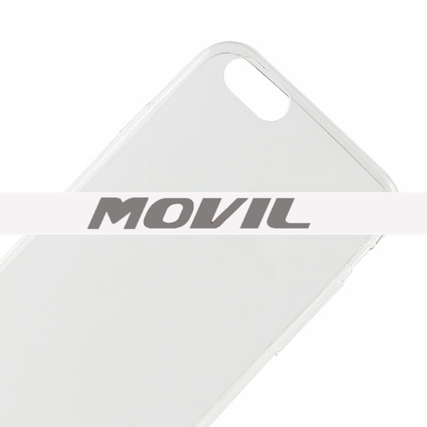 NP-2353 Ultra delgado transparente TPU funda para iPhone 6-12